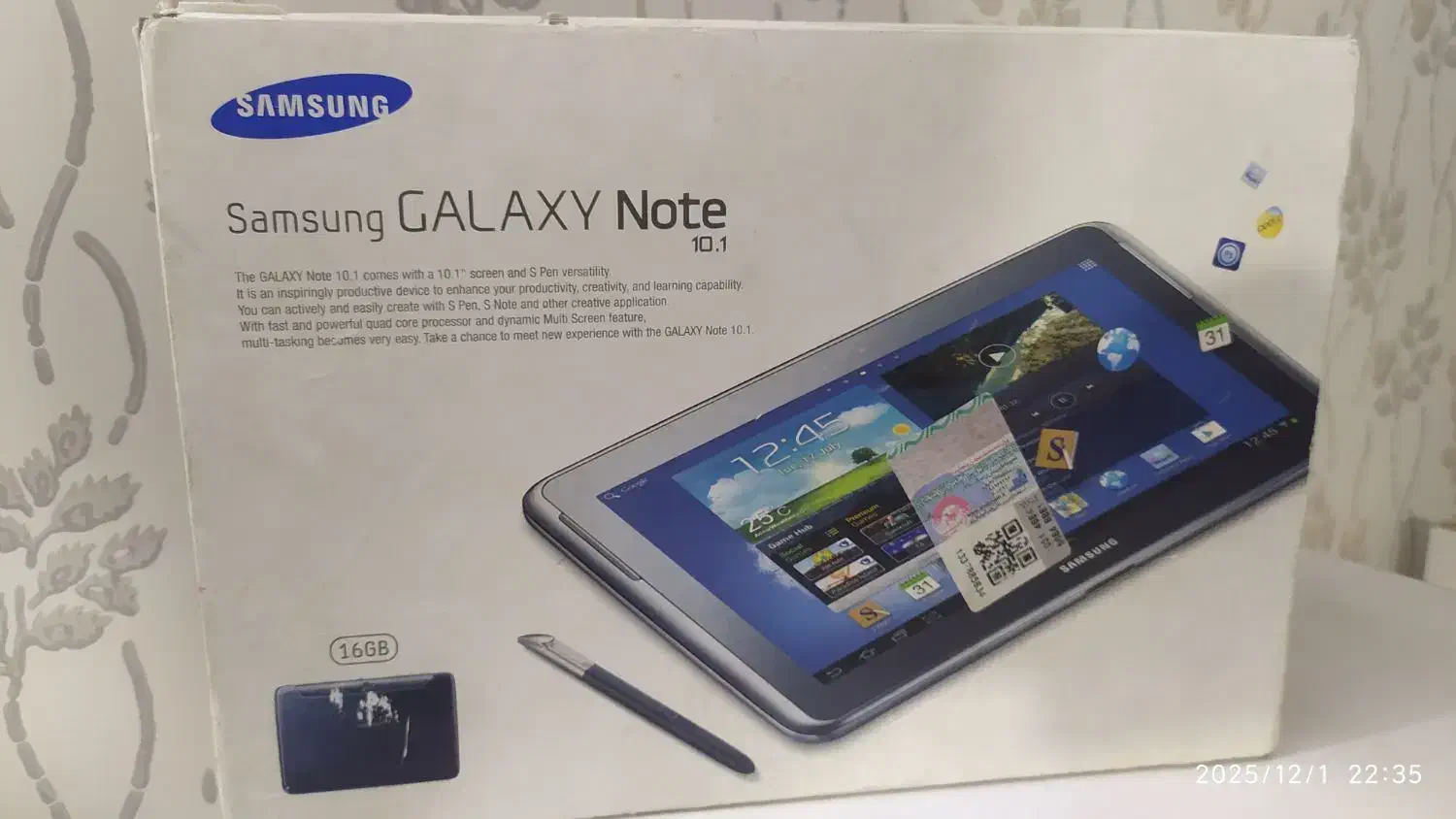 تبلت ۱۰ اینچ سامسونگ معاوضه|تبلت|سبزوار, شرق کال شمالی|دیوار