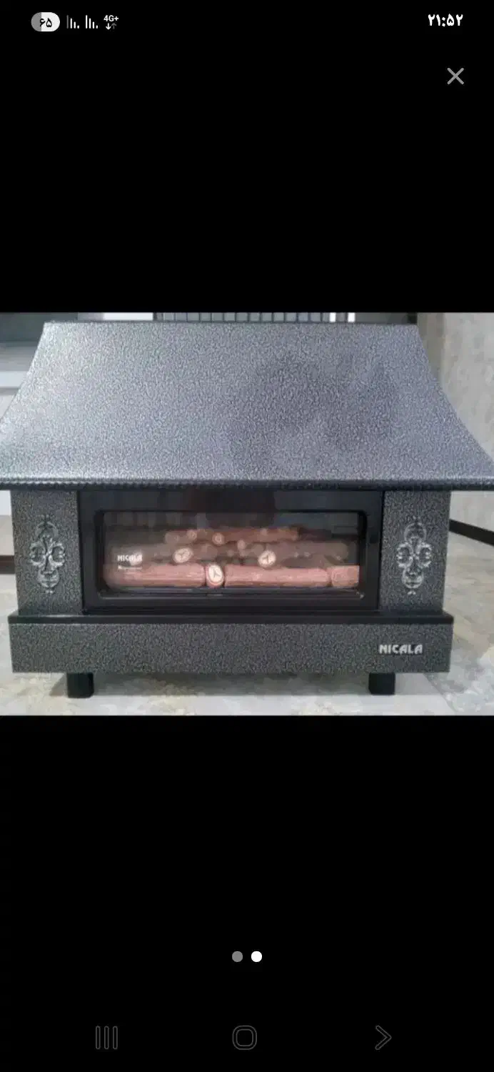 بخاری شومینه گازی نیک کالا|بخاری، هیتر، شومینه|شاهین‌شهر, نبوت|دیوار