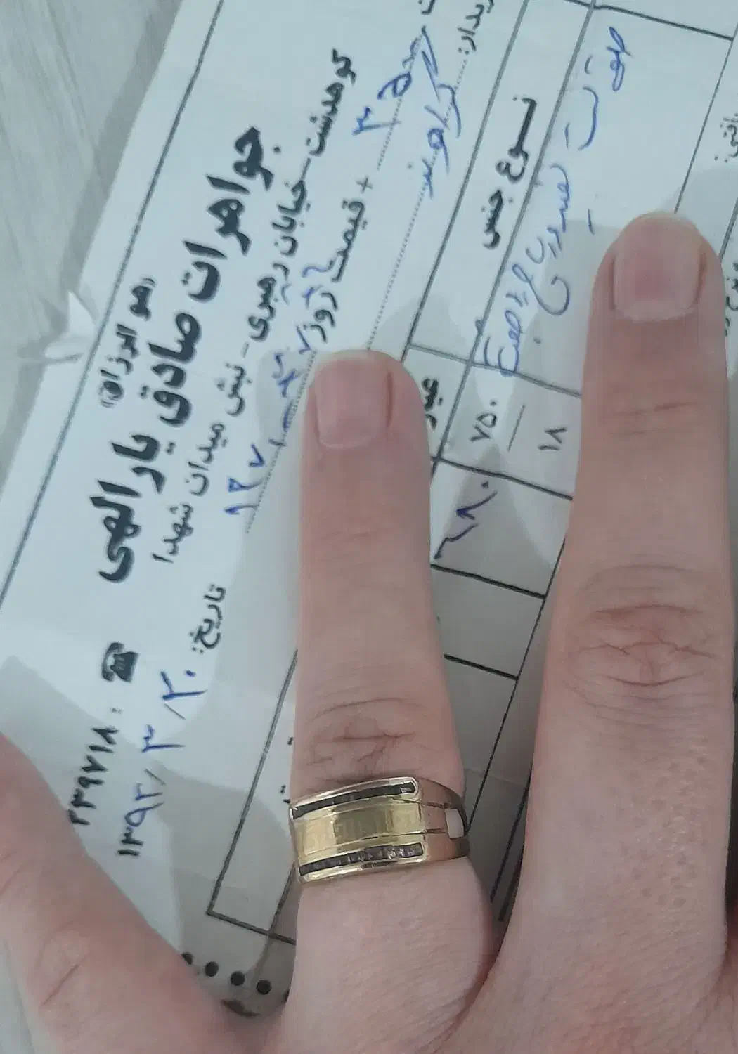 حلقه زنانه ورساچ طلا سفید|جواهرات|کوهدشت, |دیوار