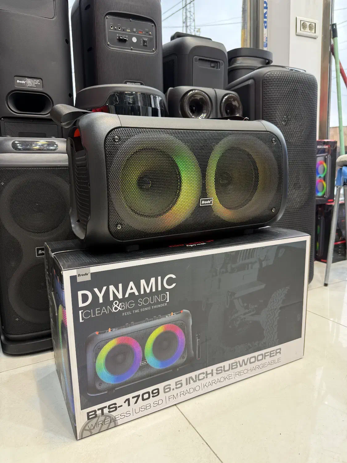 اسپیکر برند برودو میکروفون دار|سیستم صوتی خانگی|بانه, |دیوار