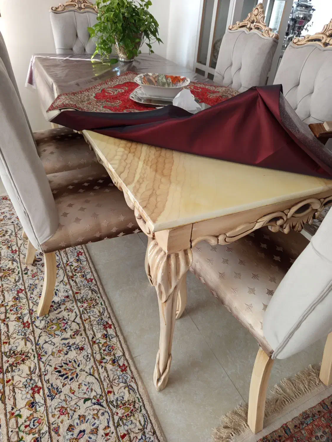 فروش ناهارخوری در حد نو|میز و صندلی غذاخوری|کرمانشاه, |دیوار