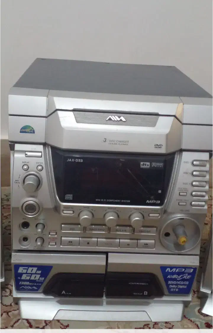 ضبط ۳ دیسک  کاملا سالم|سیستم صوتی خانگی|تاکستان, |دیوار