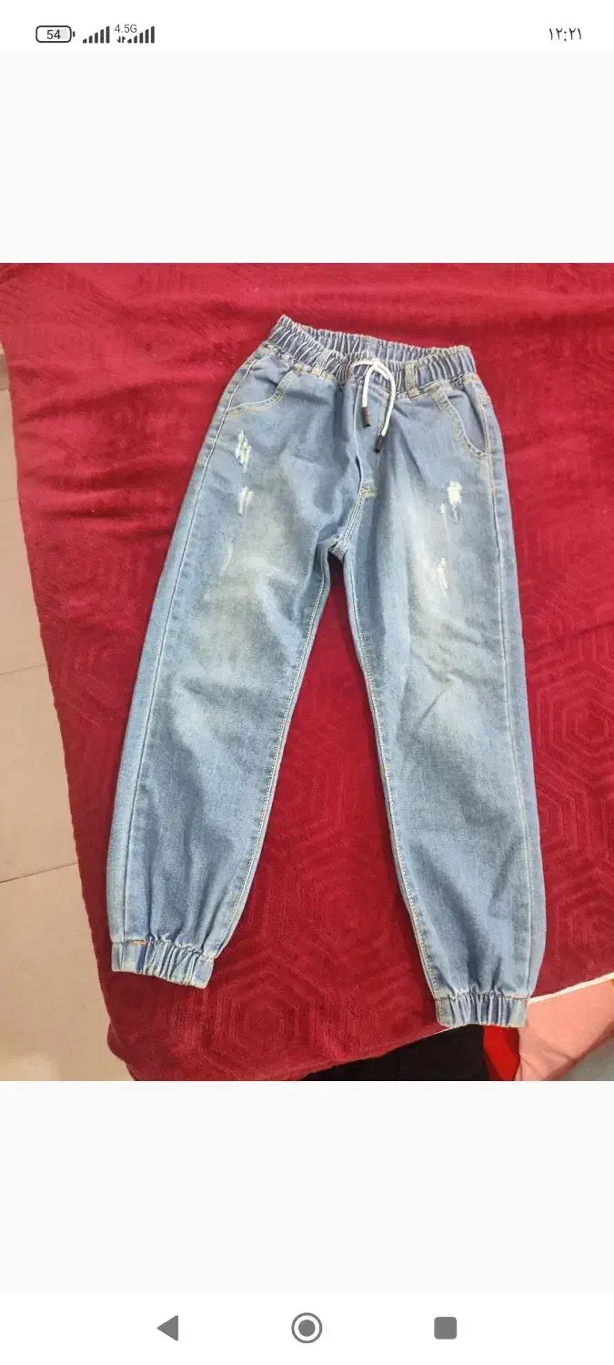 شلوار جین اسپرت|کفش و لباس بچه|ساری, |دیوار