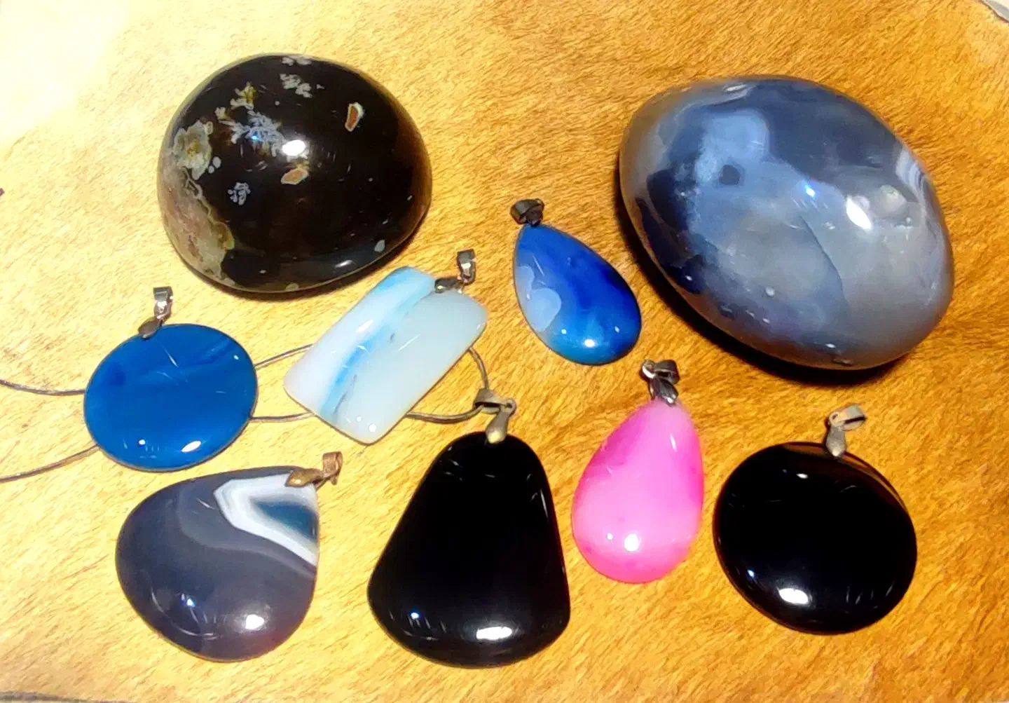 گردن آویز سنگ اصل عقیق سلیمانی|جواهرات|بوشهر, |دیوار