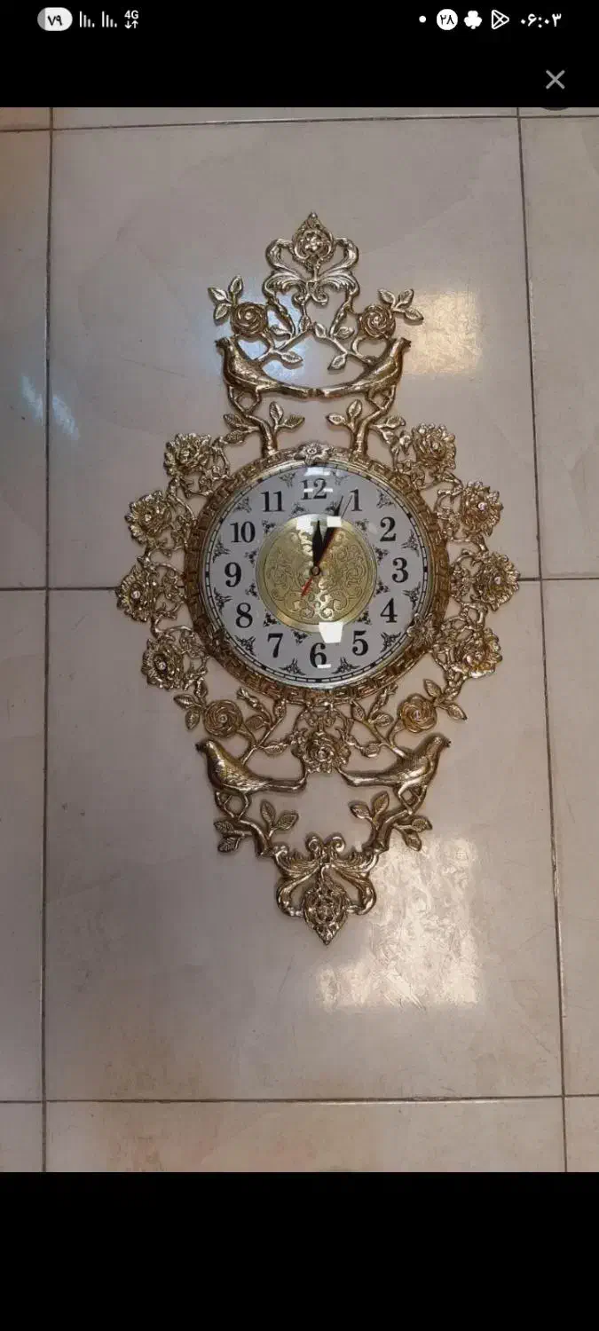 ساعت دیواری برنزی|ساعت دیواری و تزئینی|زنجان, |دیوار