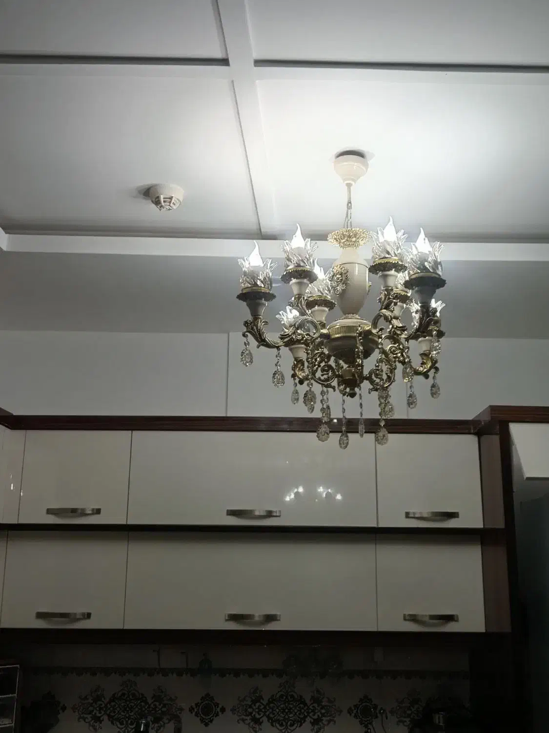 لوستر 8شعلع فقط3/600|لوستر و چراغ آویز|اهواز, مهرشهر|دیوار