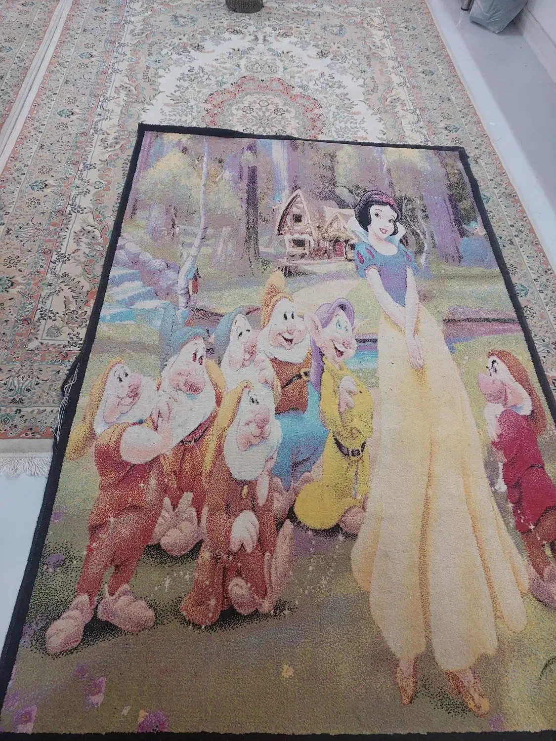 فرش سفید برفی و هفت کوتوله|فرش|خرمآباد, |دیوار