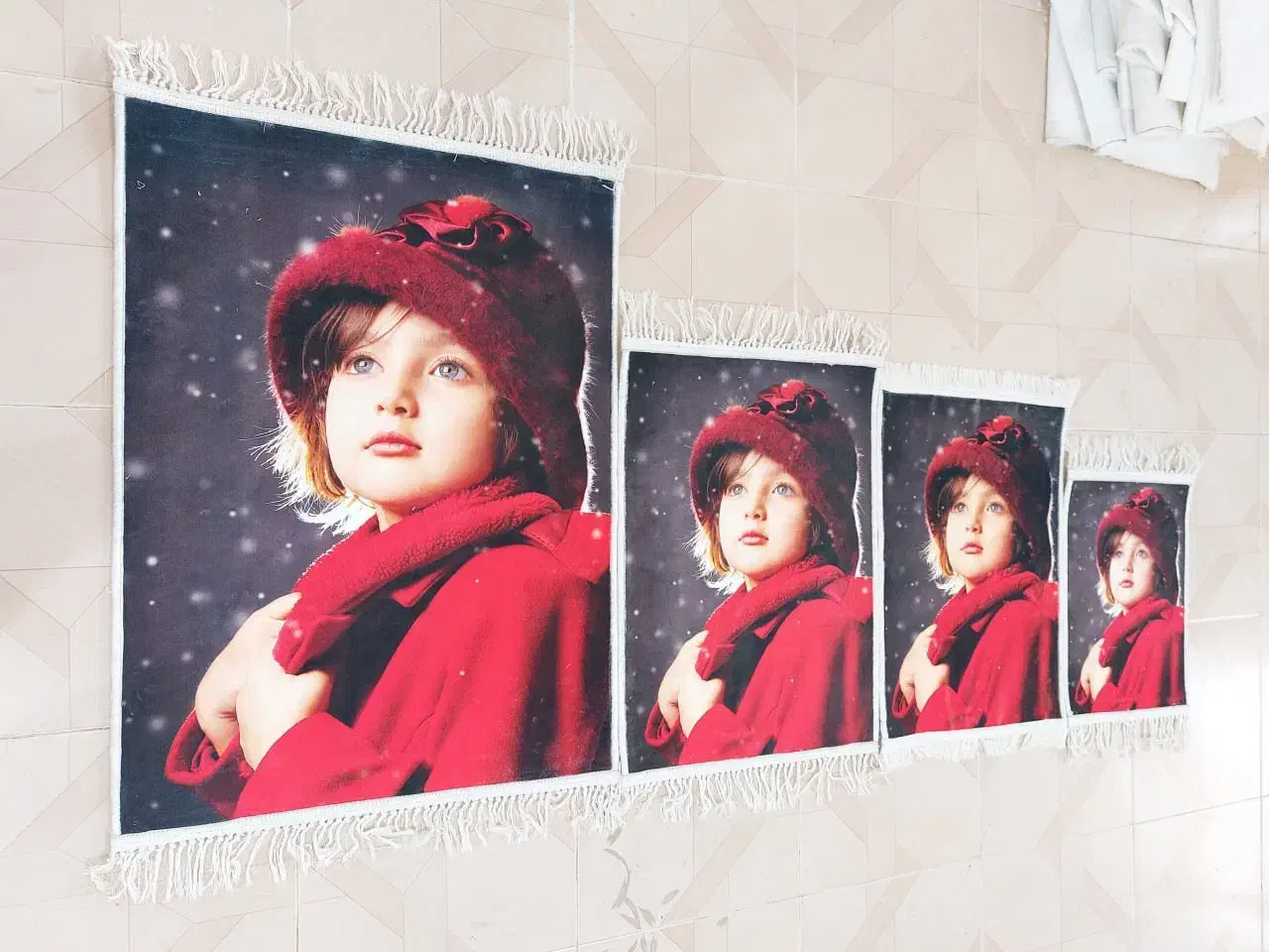 تابلو فرش چهره|تابلو فرش|یزد, |دیوار