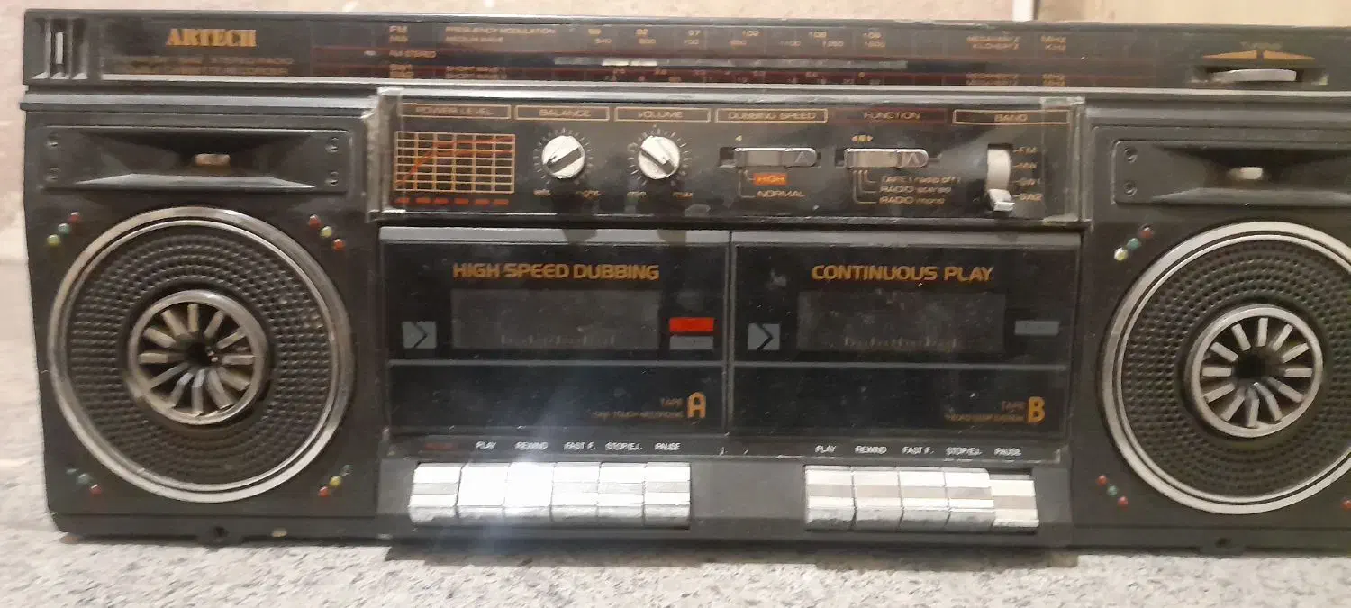 رادیو و ظبت دو کاسته در حد نو|سیستم صوتی خانگی|تهران, ایرانشهر|دیوار