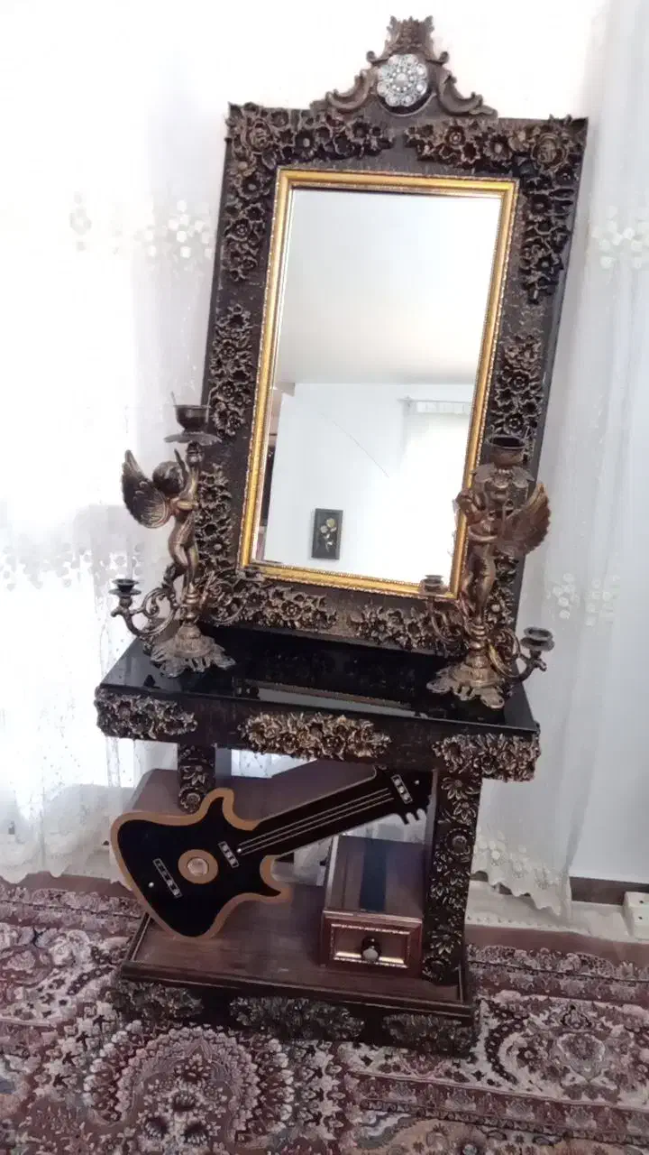 اینه وشمعدان|صنایع دستی و سایر لوازم تزئینی|محمدیه-قزوین, |دیوار