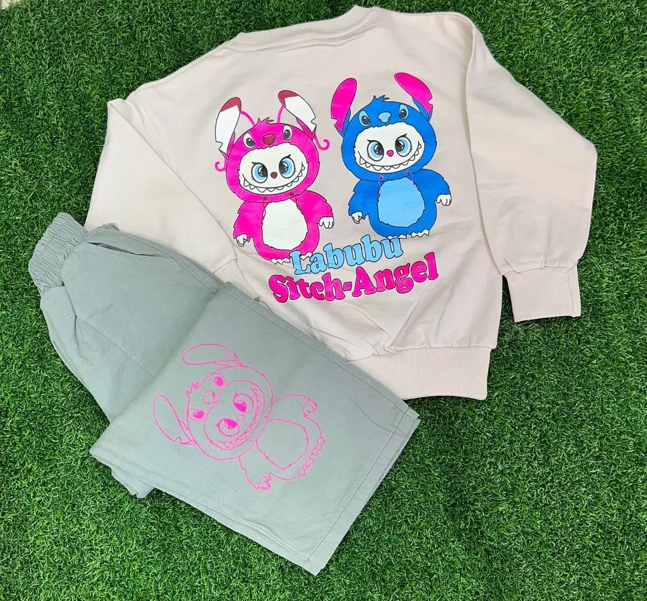 ست بلوز دورس و شلوار کتان لبوبو گالری پوشاک مهراب|کفش و لباس بچه|کرمانشاه, |دیوار