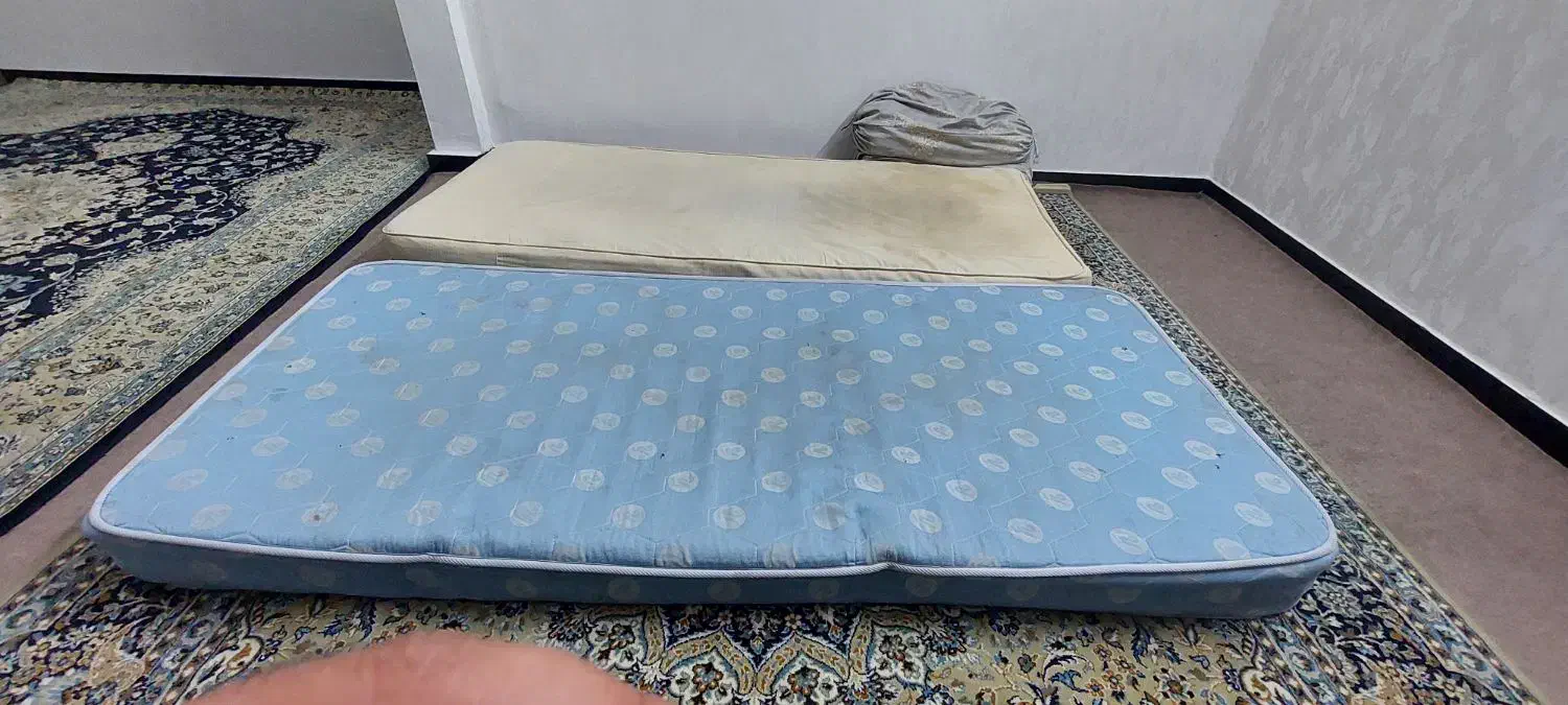 دو عدد توشک تک نفره|تشک تختخواب|اهواز, اهواز|دیوار