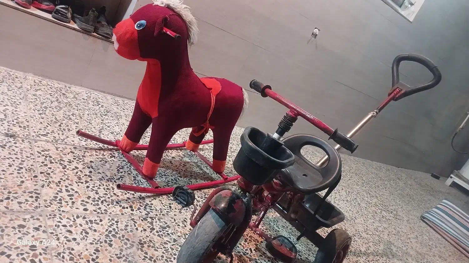 دوچرخه و سه چرخه و یه الاغ اسباب‌بازی|دوچرخه، اسکیت، اسکوتر|دهدشت, |دیوار