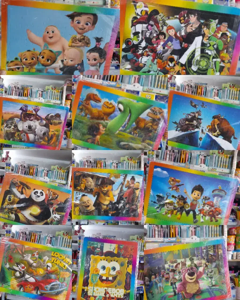 پازل حروف الفبا/طرح دار هدیه روزدانش آموز تک وعمده|لوازم التحریر|قم, بنیاد|دیوار