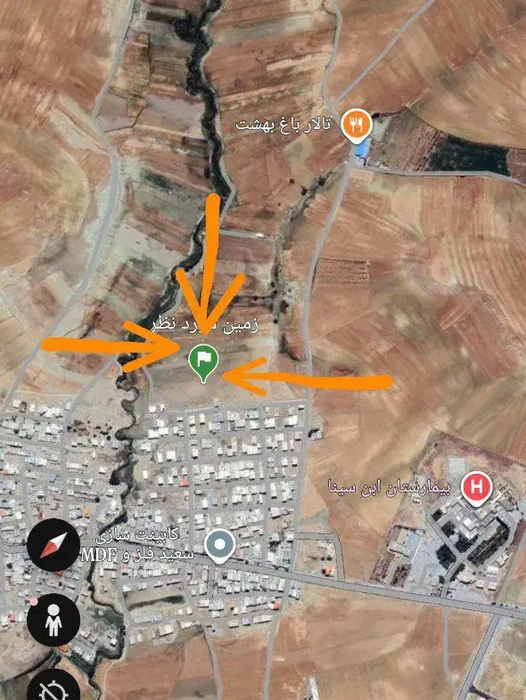 خلیفه بعد از بیمارستان جنب بنیادی|فروش زمین و ملک کلنگی|نورآباد, |دیوار