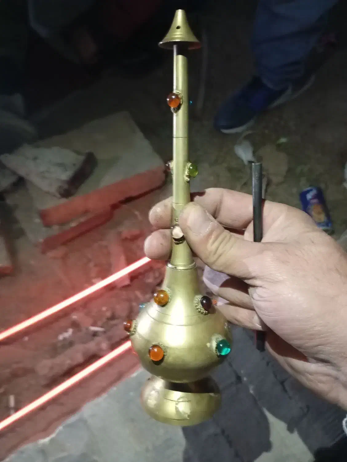 گلاب پاش قجری|کلکسیون اشیاء عتیقه|اراک, |دیوار