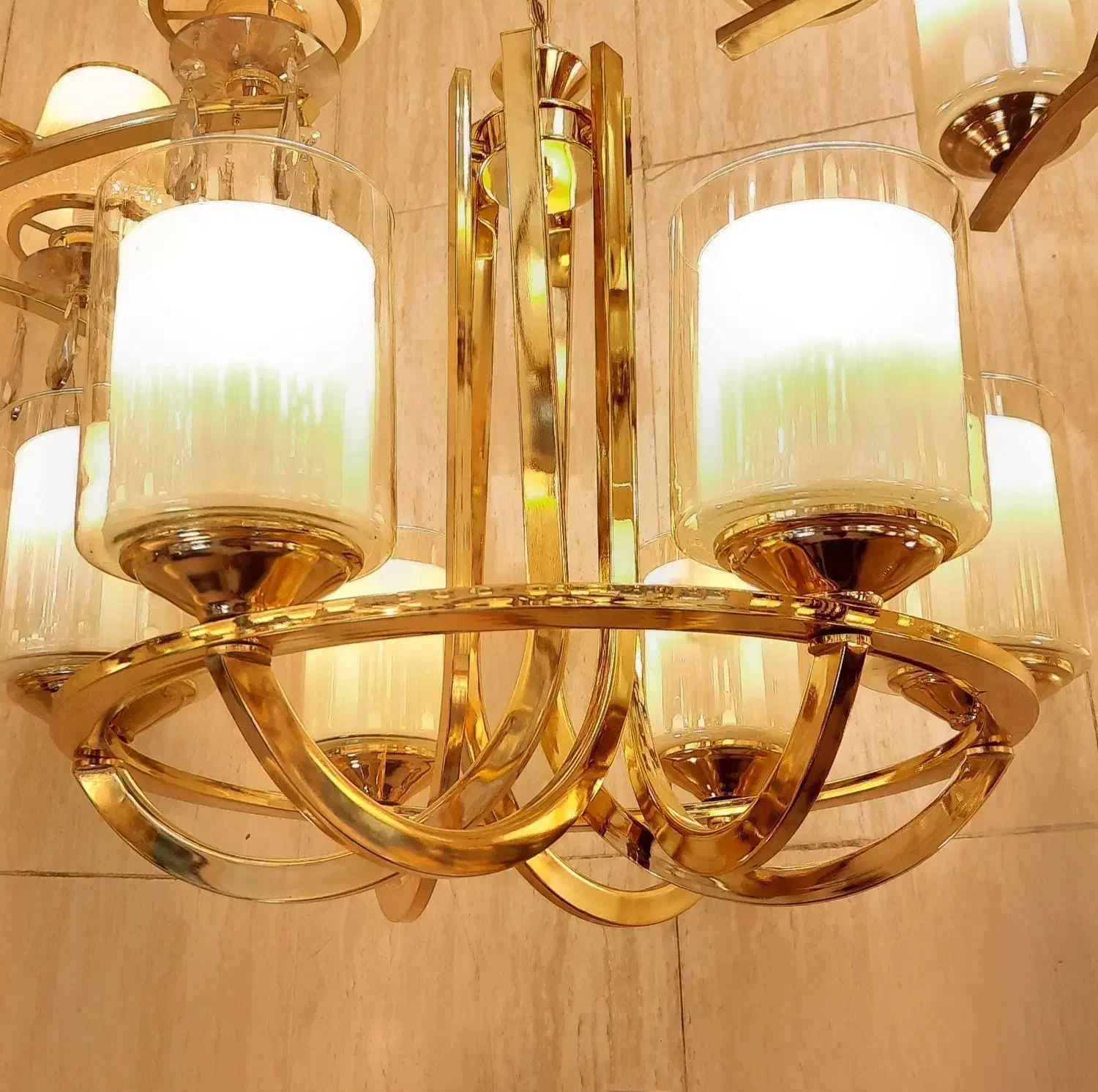 لوستر لهستانی مستقیم تولیدی ضمانتی|لوستر و چراغ آویز|مشهد, نرگس (شهرک غرب)|دیوار