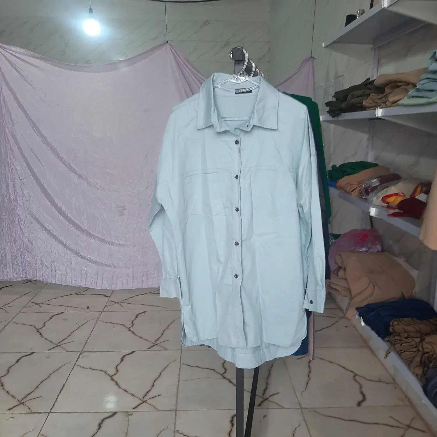 مانتو کتان توی هفت رنگ|لباس|گرگان, |دیوار