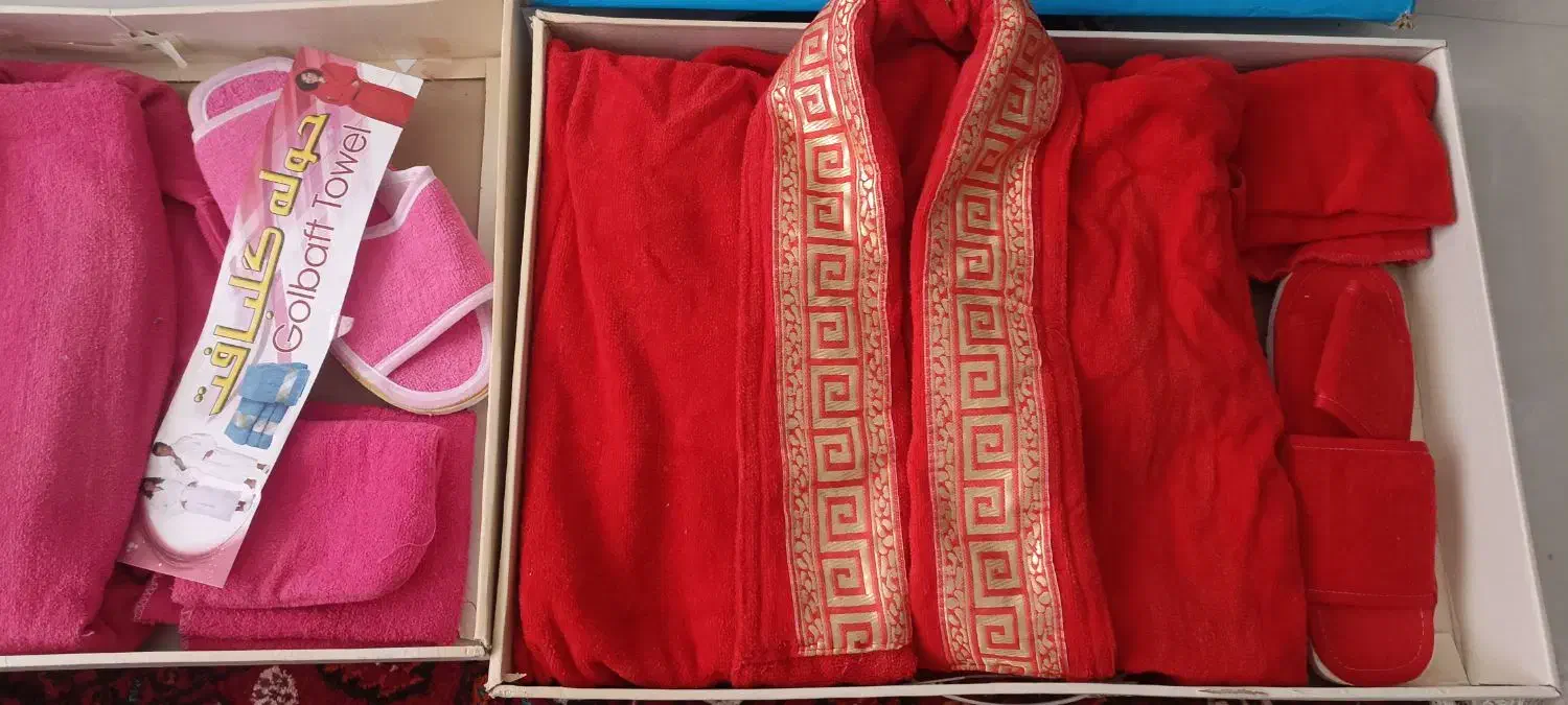 ست حوله  مناسب روی جهاز با کارتن|لوازم حمام|تربتحیدریه, بهزیستی|دیوار