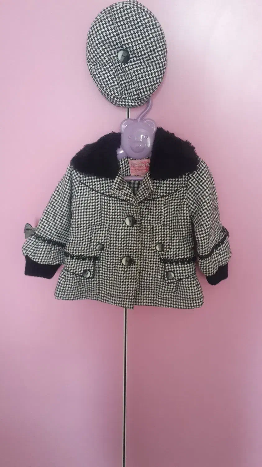 کت و کلاه گرم دخترانه مناسب ۲تا۳ سال|کفش و لباس بچه|ایلام, |دیوار