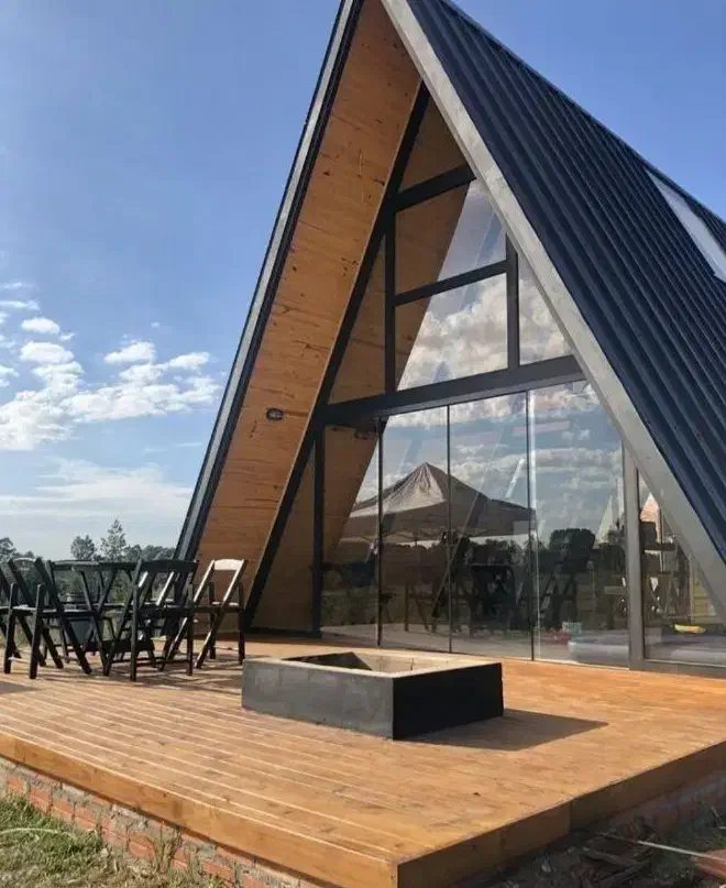 کلبه سوئیدی  تمام چوب|خدمات پیشه و مهارت|ماسال, |دیوار