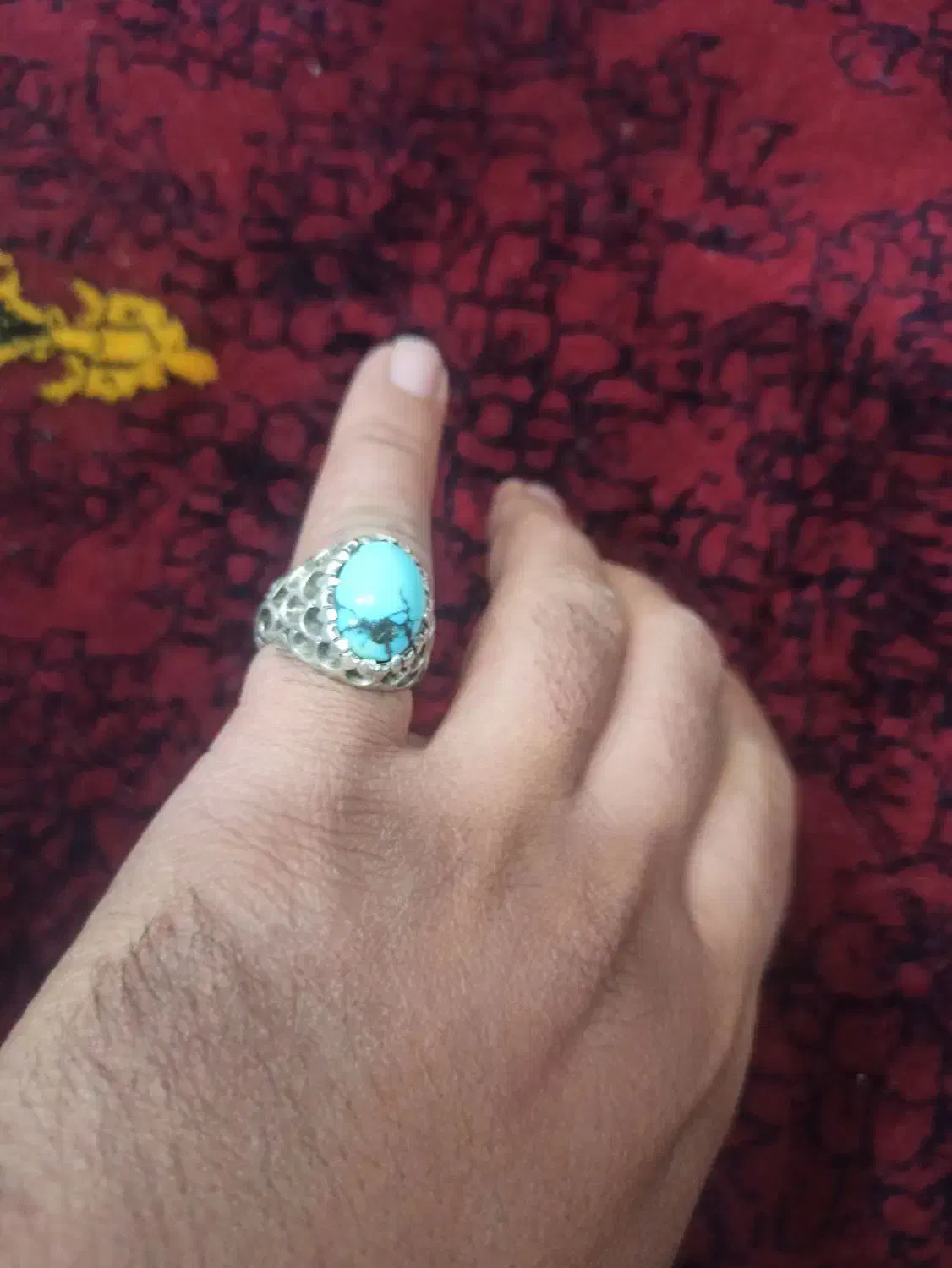 انگشتر فیروزه نیشابور|جواهرات|شهرکرد, |دیوار