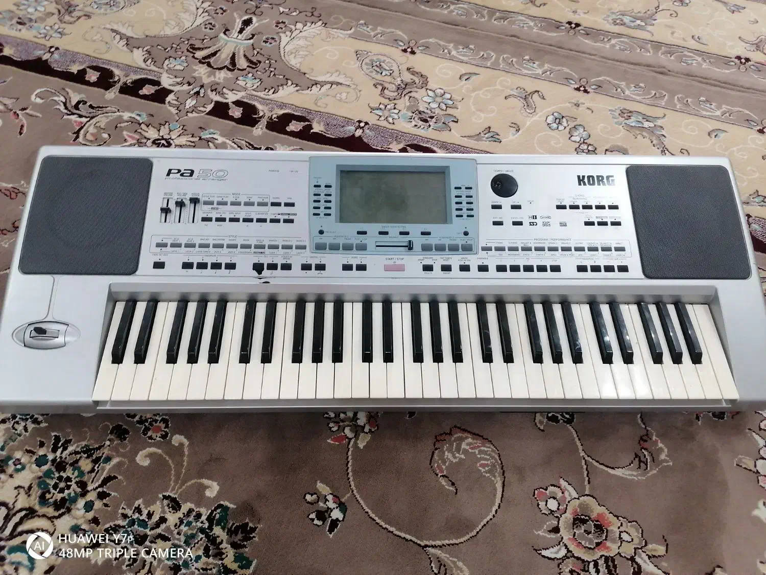 ارگ pa50ارتقا بهpa80|پیانو، کیبورد، آکاردئون|یزد, |دیوار