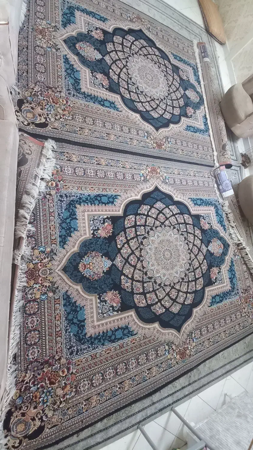 فرش ۹ متری دوعدد باتخفیف|فرش|مشهد, گلبرگ|دیوار