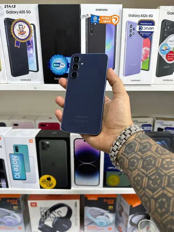سامسونگ Galaxy A55 با حافظه ۲۵۶ گیگ دارای گارانتی|موبایل|قم, نیروگاه|دیوار