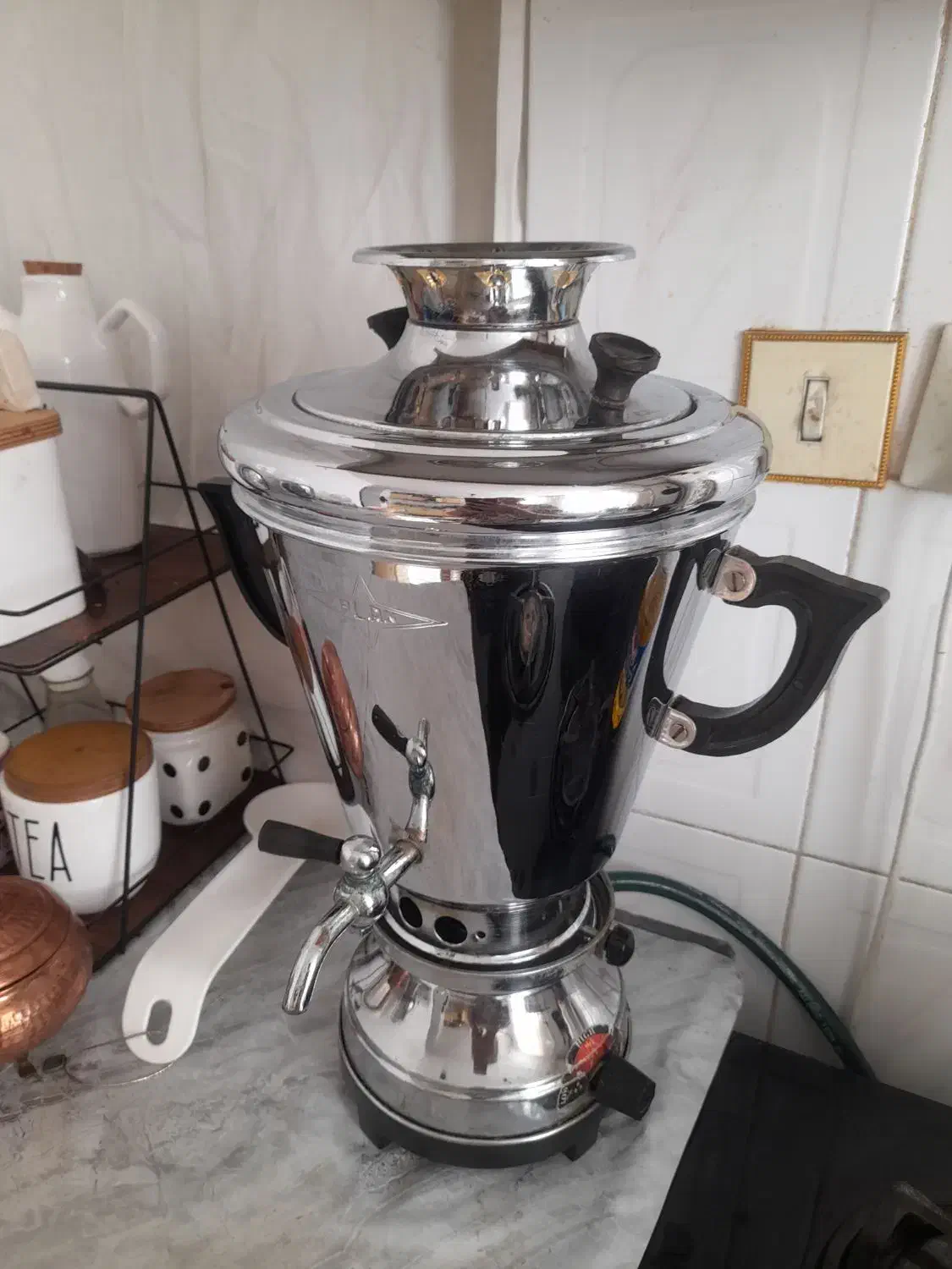 ۲تاسماور گازی|سماور، چای‌ساز، قهوه‌ساز|اسفراین, |دیوار