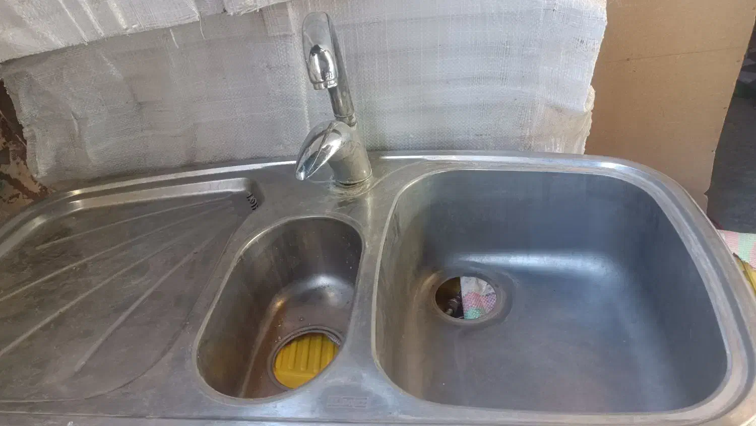 سینک همراه با شیر اهرمی|مصالح و تجهیزات ساختمان|فارسان, |دیوار