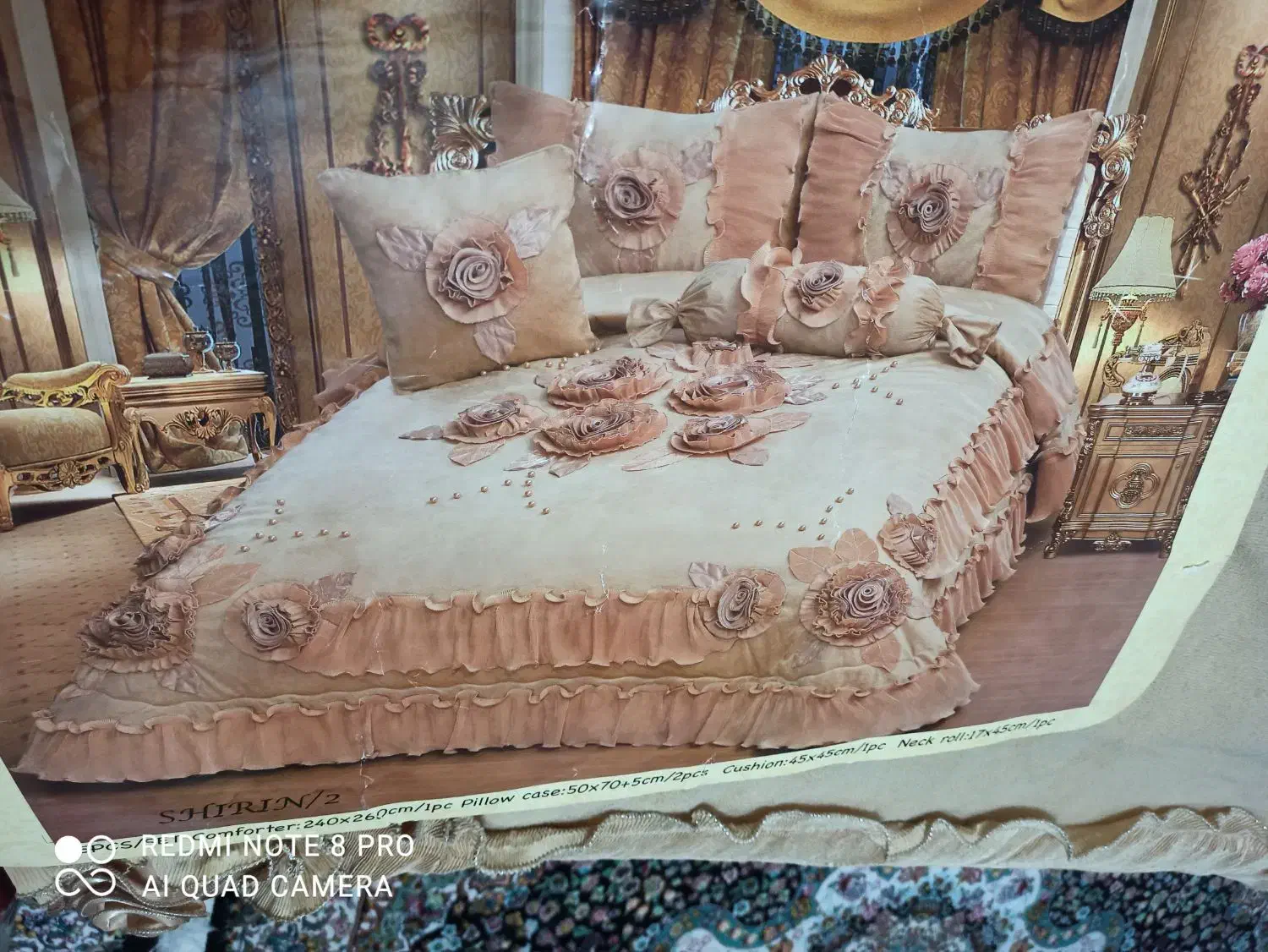 رو تختی دونفره مخملی|سرویس روتختی|ری, سرتخت|دیوار