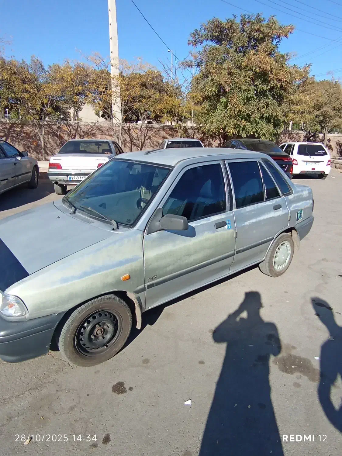 پراید نقره ای مدل 86 بنزینی|خودرو سواری و وانت|اقبالیه, |دیوار