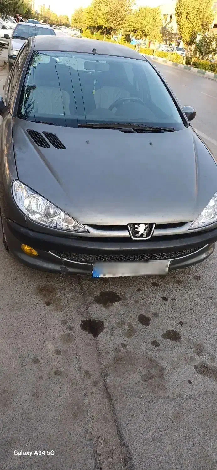 206 مدل 89 دور رنگ شاسی ها سالم|خودرو سواری و وانت|اصفهان, آفاران|دیوار