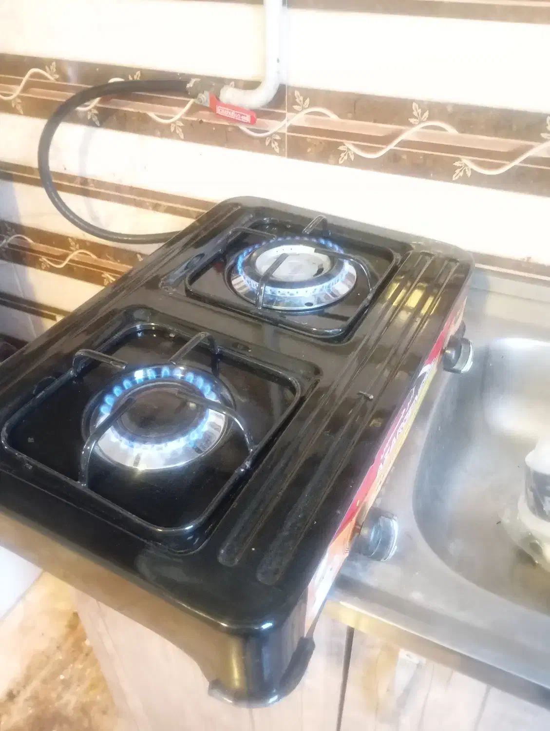 اجاق گاز رومیزی دوشعله|اجاق گاز و لوازم برقی پختوپز|رزن, |دیوار