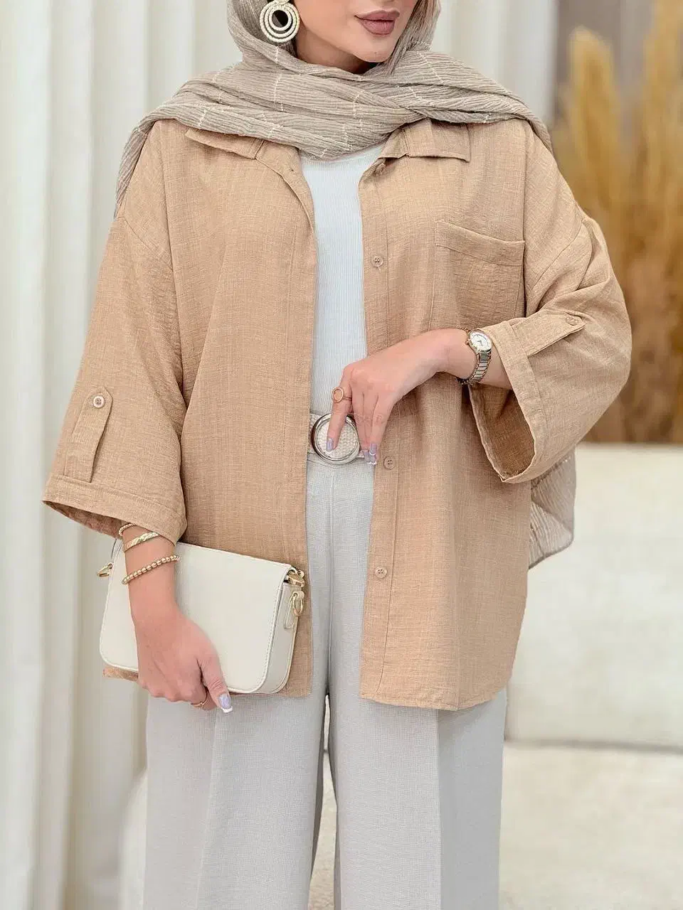 تونیک مانتویی شانتون ارسال رایگان|لباس|کنگاور, |دیوار