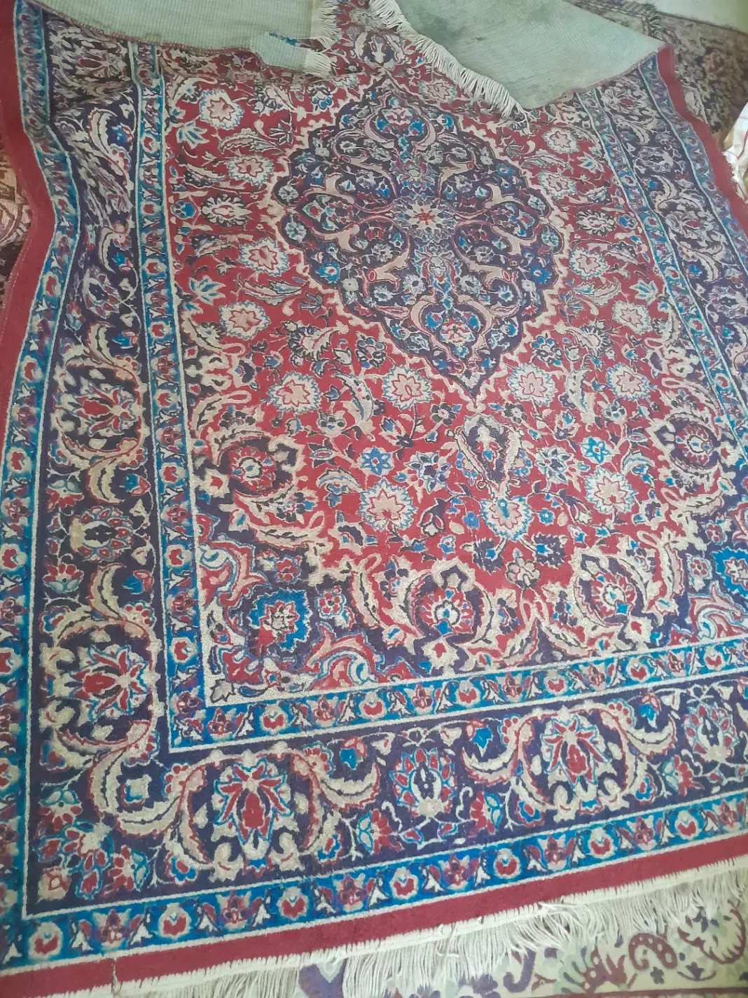 قالی 3 در 2 دست دوم قدیمی حراج|فرش|کرمان, |دیوار