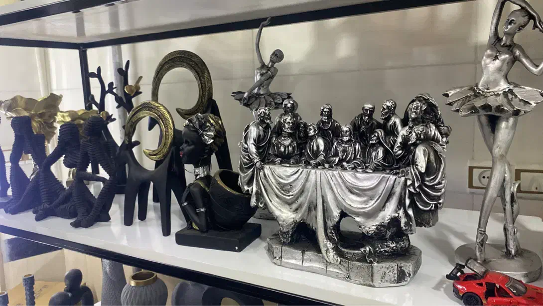 مجسمه های دکوری با جنس پلی استر|صنایع دستی و سایر لوازم تزئینی|سراب, |دیوار