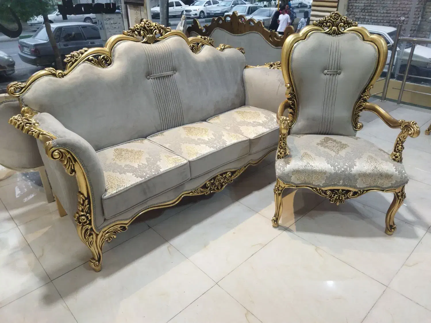 مبل سلطنتی مدل آراد|مبلمان خانگی و میز عسلی|قم, شاه ابراهیم|دیوار