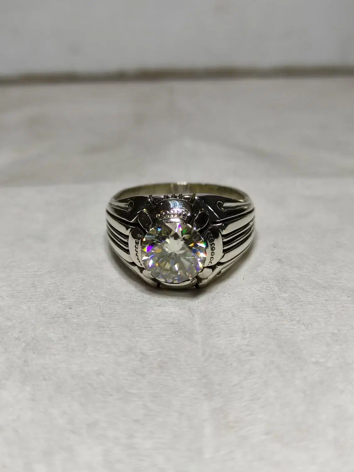 انگشتر موزانایت و عقیق|جواهرات|زنجان, |دیوار