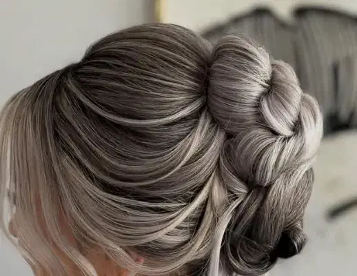 مدل موی رنگی برای شنیون|خدمات آرایشگری و زیبایی|زرند, |دیوار