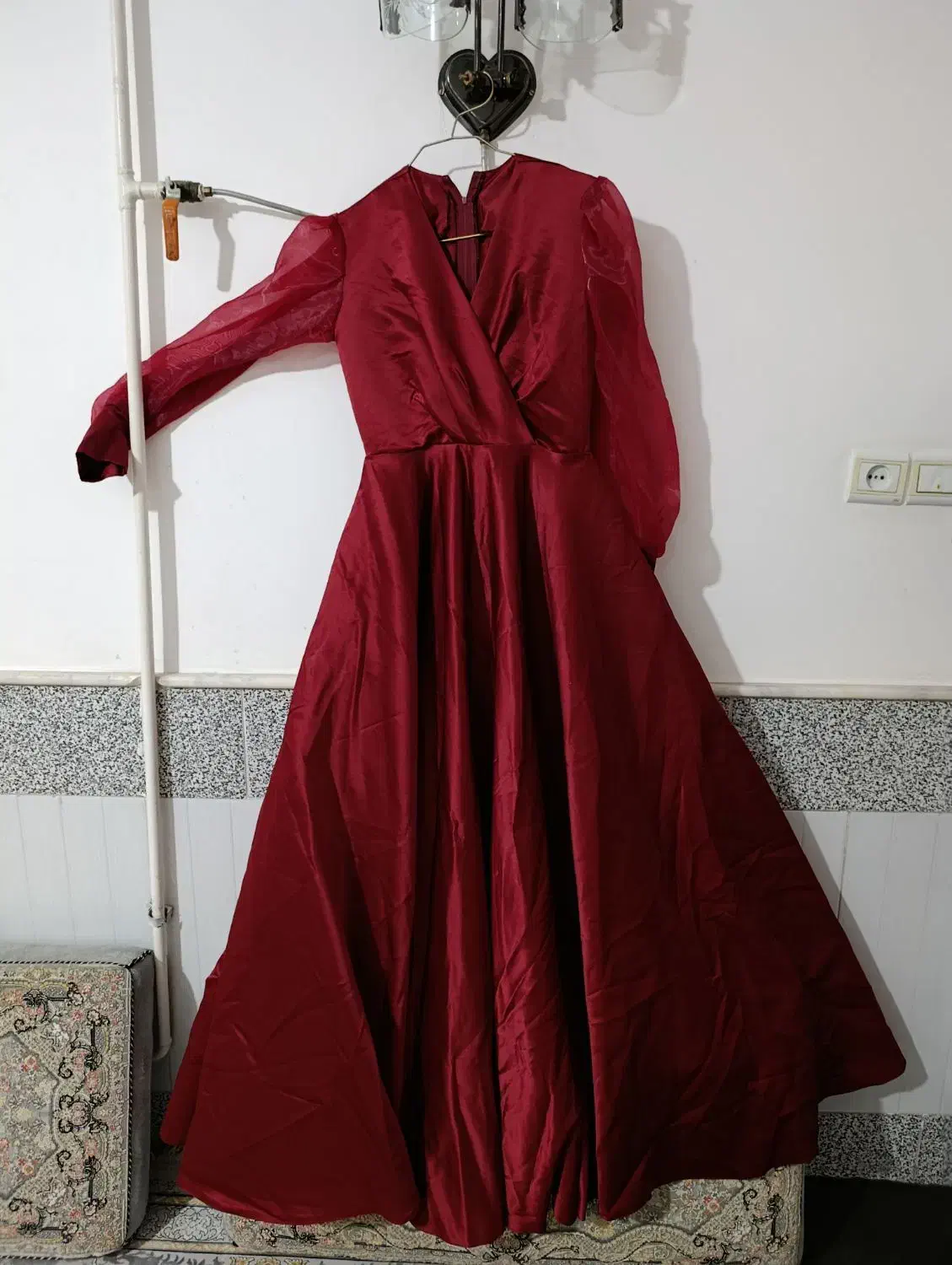 پیراهن مجلسی ساتن|لباس|قم, شهر قائم|دیوار