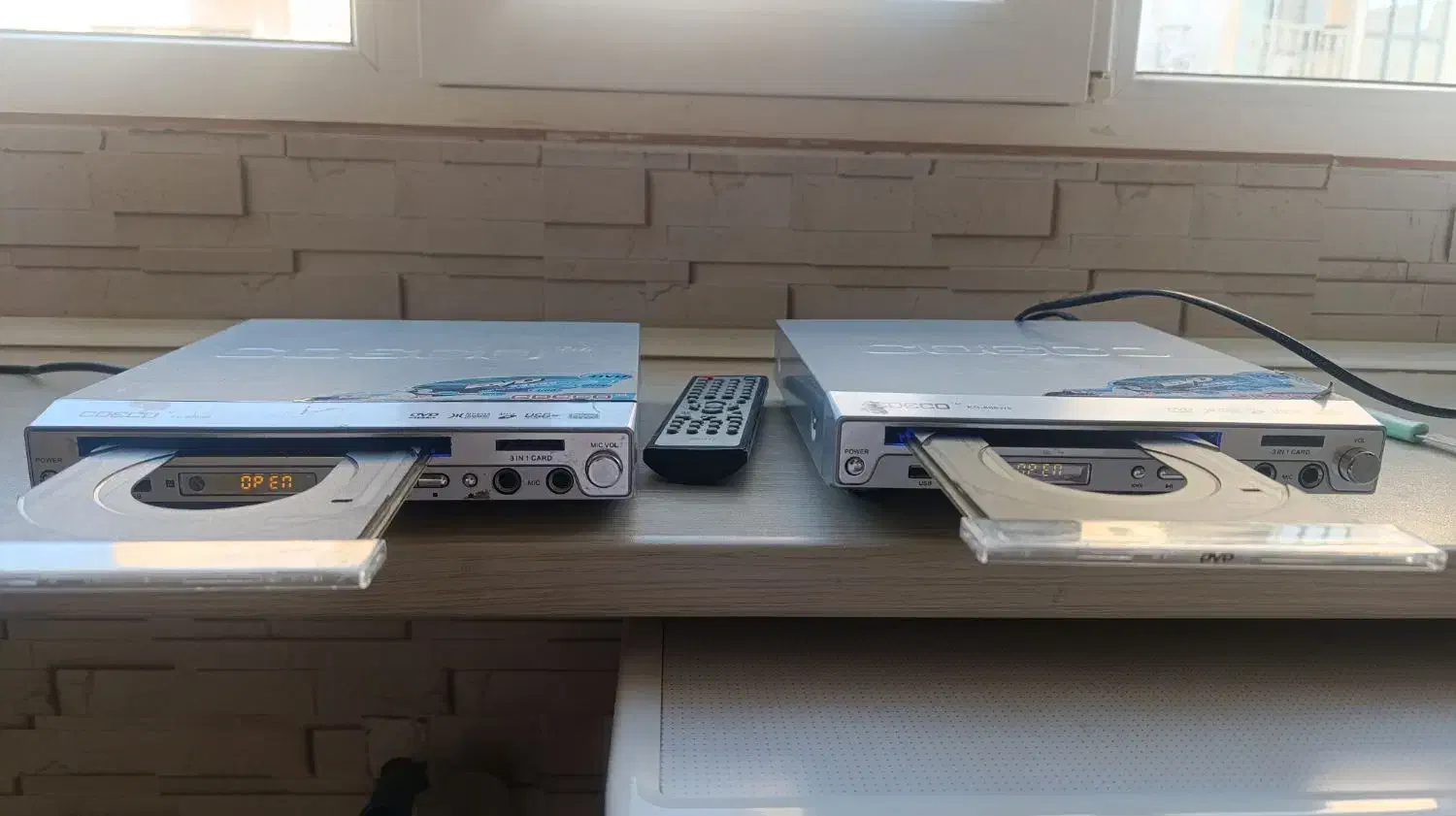 دو عدد دستگاه دی وی دی|پخش‌کننده DVD و ویدیو|سبزوار, پیام|دیوار