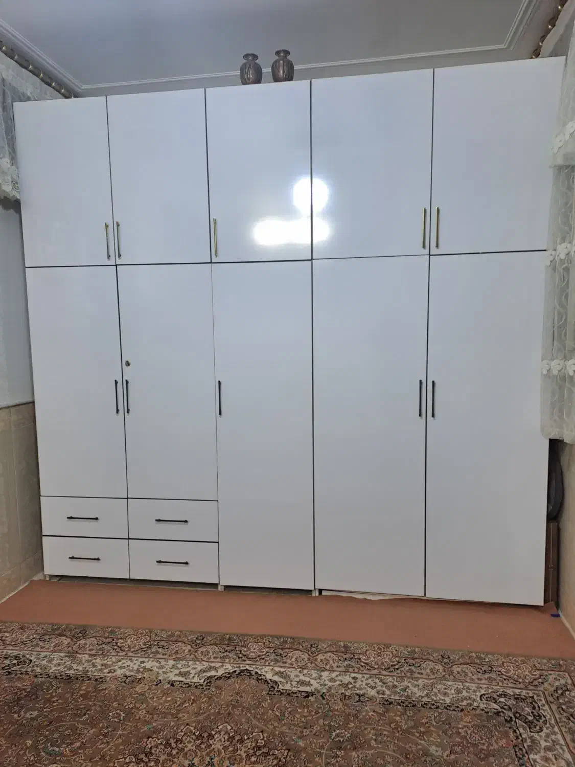 کمد دیواری جادار سفارشی ساخت|جاکفشی، کمد، دراور|قم, شهرک توانیر|دیوار