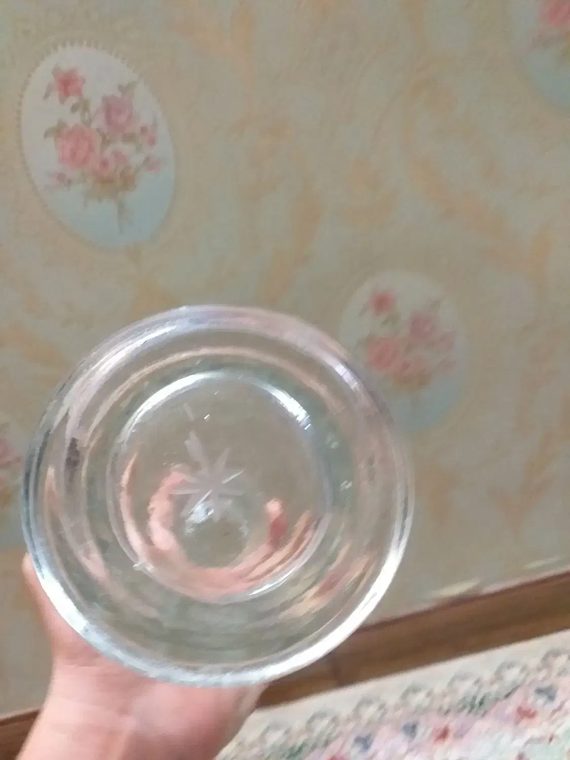 شیشه قلیان کریستال حاج اوغلی تراش خورده|کلکسیون اشیاء عتیقه|صباشهر, |دیوار