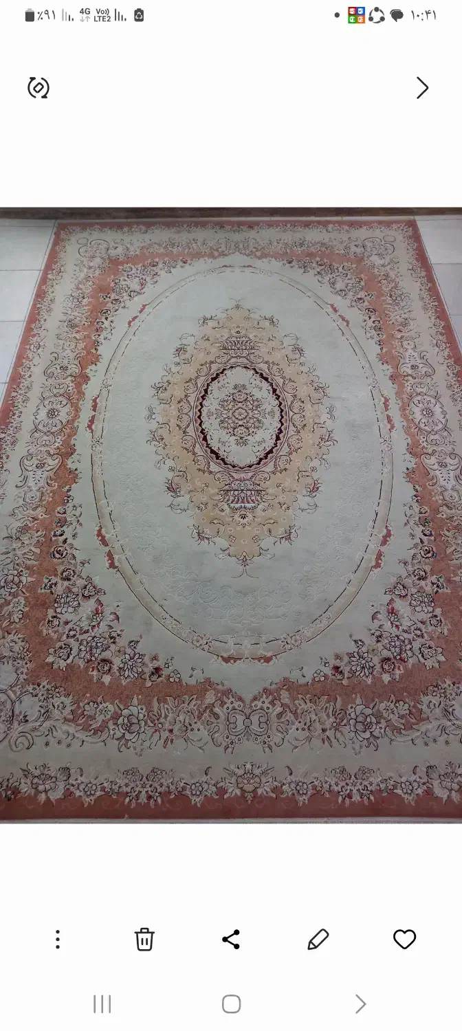 فرش ماشینی گل برجسته اقبال کاشان(۹و۶متری)|فرش|لاهیجان, پردسر|دیوار