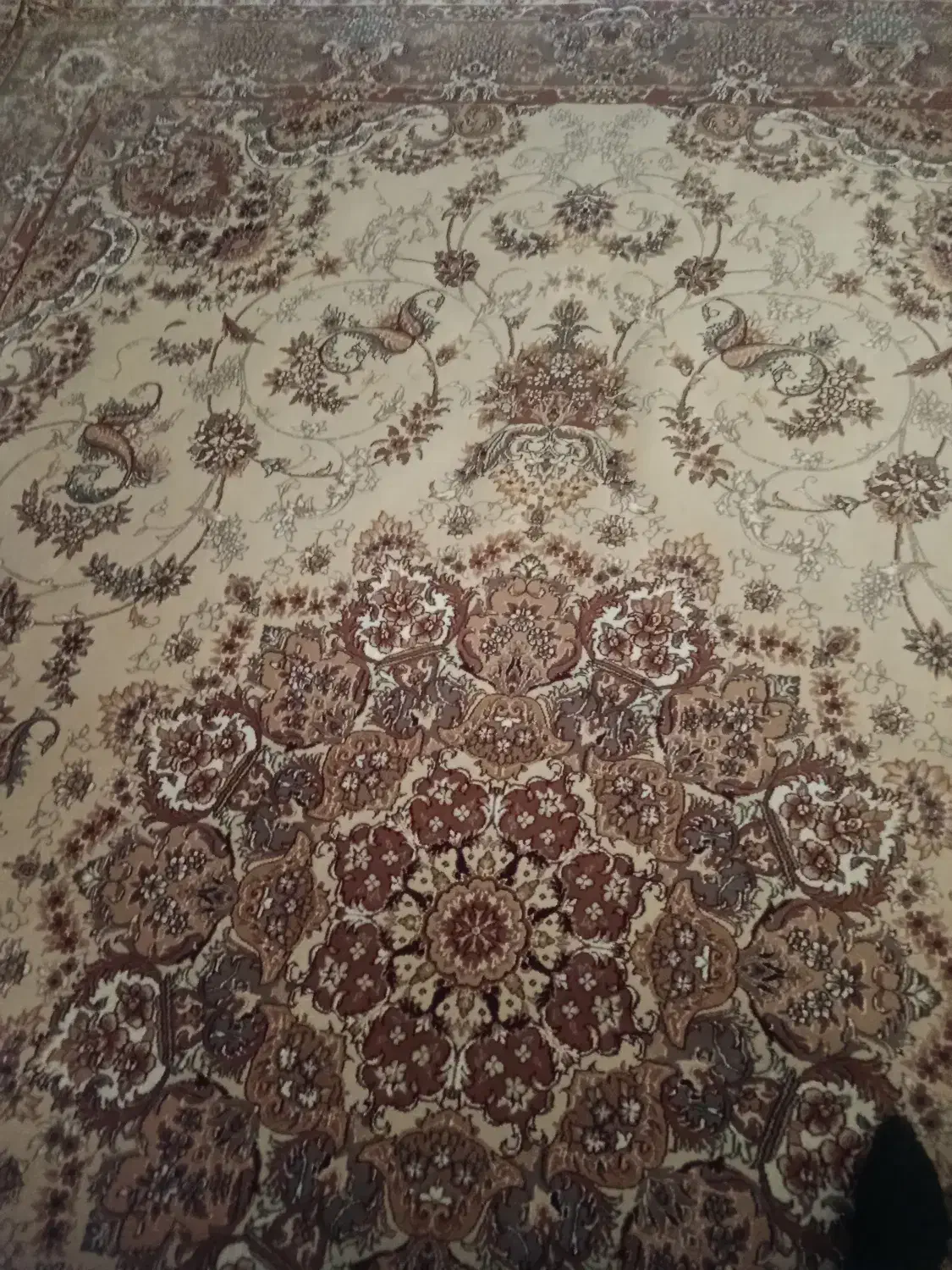 فرش 12منری و6عدد پشتی|فرش|سنندج, |دیوار