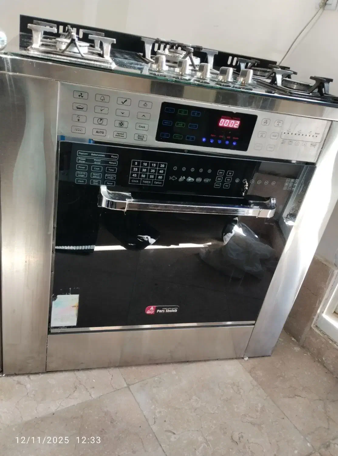 گاز پنج شعله در حد نو|اجاق گاز و لوازم برقی پخت‌وپز|اسدآباد, |دیوار