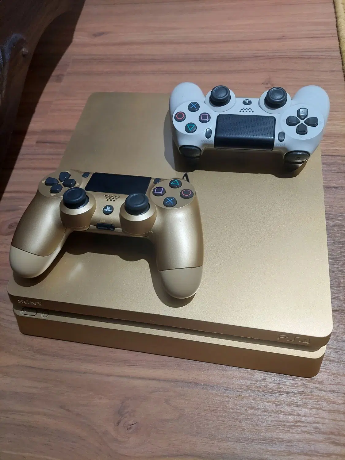 ps4 slim gold 1 tra|کنسول، بازی ویدئویی و آنلاین|تهران, شهرک هما|دیوار