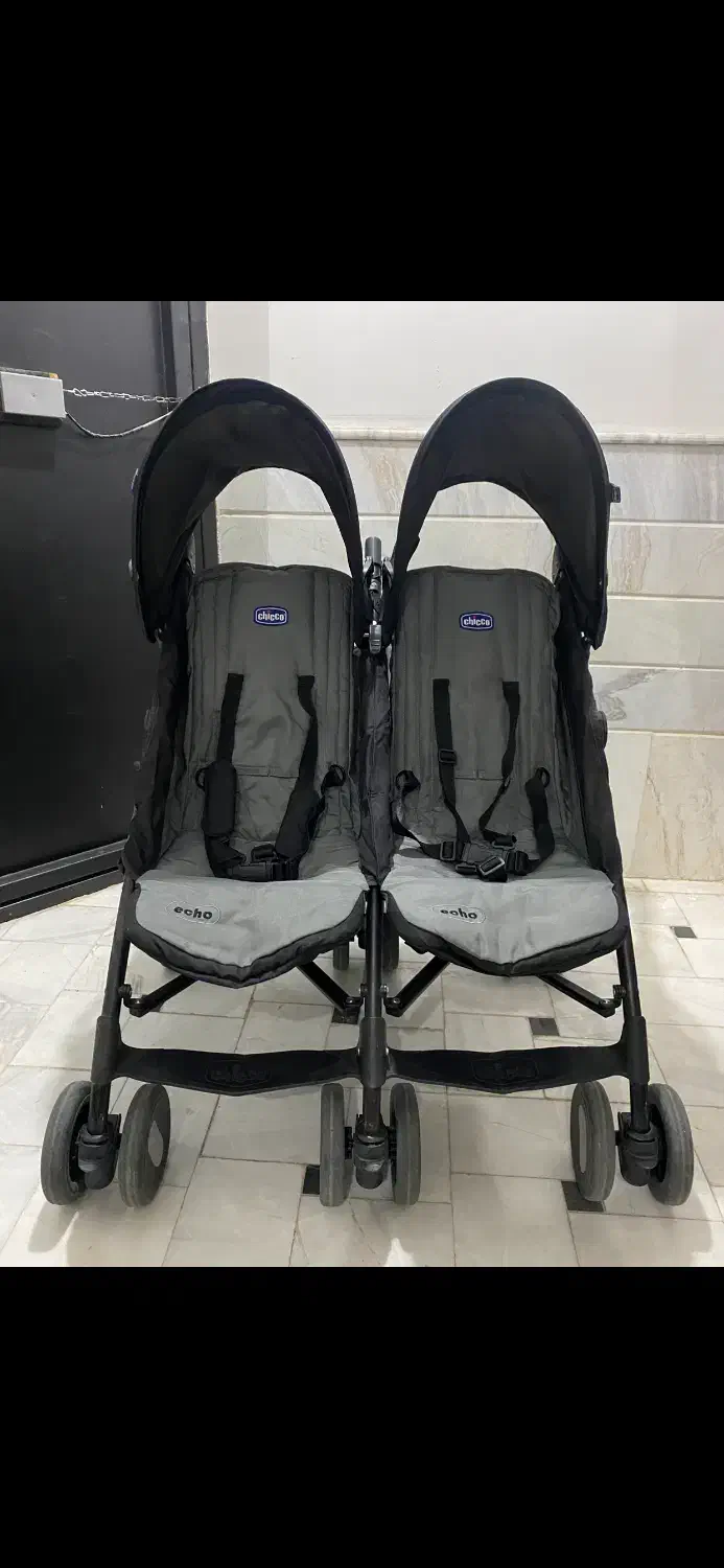 کالسکه دوقلو چیکو|کالسکه و لوازم جانبی|قم, صدوق|دیوار